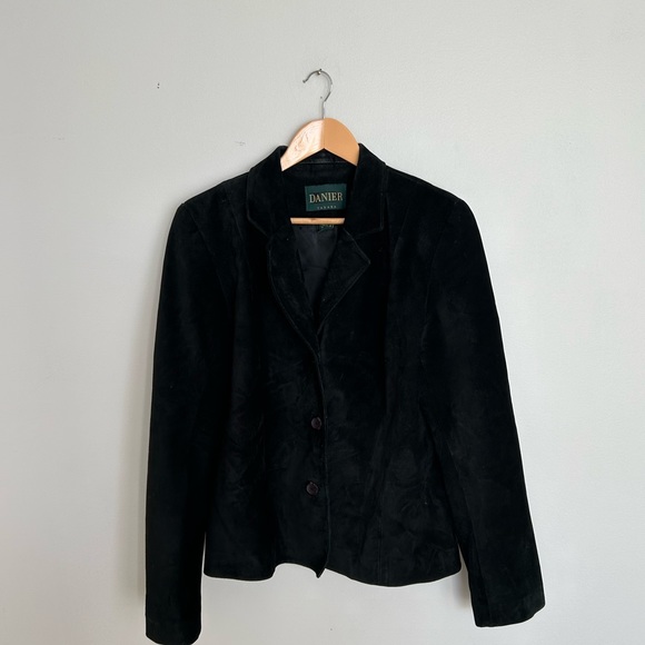 Danier Jackets & Blazers - Danier black suede jacket